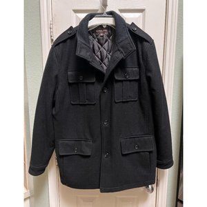 Michael Kors Wool Peacoat Men's Large